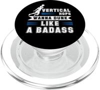 Vertical Hops Slam Dunk Wanna Dunk - Regalo de Baloncesto PopSockets PopGrip para MagSafe