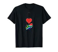 Vertical I Love South Africa / I Heart South Africa - Mapa de bandera Camiseta