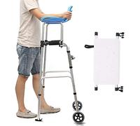 Vertical ligero para personas mayores con asiento y reposabrazos, ancianos/personas altas, ruedas de aluminio ligeras con decoración de ruedas