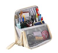 Vertical Makeup Bag Large Capacity - Standing Cosmetic Organizer Jig