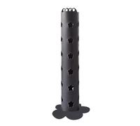 Vertical Planter Tower - 31.4 Inch Flower Stand, Hollow Freestandingg Garden Planter Holds Up to 30 Plants, Floor-Standing Plant Rack with Drainage for Porch, Patio, Balcony, Lawn, Courtyard, Workplac