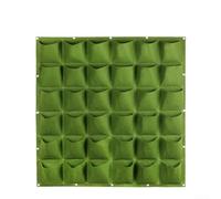 Vertical Planting Solution - Bolsas de cultivo multibolsillos para cultivar frutas y flores, construcción de tela no tejida resistente (36 bolsillos)