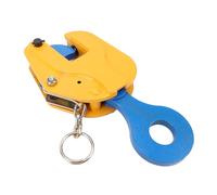 Vertical Plate Lifting Clamp, 6614 lbs 3 Ton Lifting Clamp with Lock Hoist Hook Chain, Industrial Steel Plate Clamp