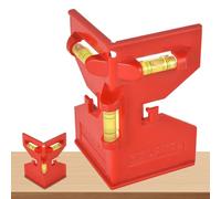 Vertical Plumb Reference Kit - Triple Liquid Sight Columns Angle Calibration Assembly, Magnetic Edge Locator Unit | Pillar Erection, Panel Fixing, Exterior Structure Survey Work