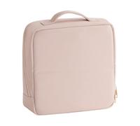 Vertical PU Magnetic Cosmetic Bag - Portable Hanging Travel Toiletry Pouch