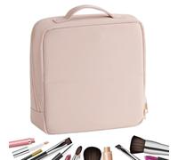 Vertical PU Magnetic Cosmetic Portable Travel Toiletry Bags, Can Be Hun