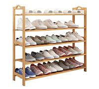 Vertical Shoe Rack Wooden Shoe for Small Spaces DIY Space-Saving Shoe Tower Slim High Storage Solution for Entryway Bedroom Corner Garage(A,25x100x87cm(10x39x34inch))
