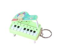 Vertical Small Piano Key Pendant Musical Instrument Keyring Pendant Accessories Small Electronic Keychain Educational Music Keychain Toy