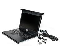Vertiv Avocent LRA185KMM-205 consola de rack 48,3 cm (19") 1366 x 768 Pixeles Plástico, Acero Negro 1U