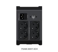 Vertiv - PSA6E-600IT-SCH sistema de alimentación ininterrumpida (UPS) Línea interactiva 0,6 kVA 315 W 4 salidas AC