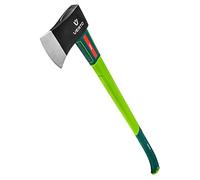 VERTO Hacha profesional de 2500 g | cabezal: 1500 g | Longitud: 880 mm (35'') | Mango de fibra de vidrio Hacha universal Hacha de madera Hacha de hendidura Hacha de mano Hacha de mano Hacha de mano
