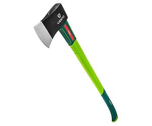 VERTO Hacha profesional de 2500 g | cabezal: 1500 g | Longitud: 880 mm (35'') | Mango de fibra de vidrio Hacha universal Hacha de madera Hacha de hendidura Hacha de mano Hacha de mano Hacha de mano