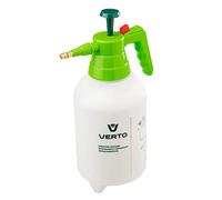 VERTO Pulverizador de Mano con Capacidad de 2 litros, presión de 2 a 2,5 Bares, Mango ergonómico, botón de Bloqueo, Boquilla de latón Ajustable, Escala para medir el líquido