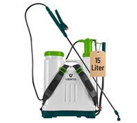 VERTO Pulverizador Profesional de pistón, 15 litros, pulverizador a presión, pulverizador a presión, pulverizador de jardín, pulverizador de Bomba
