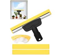 VERTOYCO Buse pour vitres pour nettoyeur vapeur avec kit de chiffons microfibres, accessoire pour vitres pour SC1/ SC2/ SC3/ SC4/ SC5/ CTK10/20 EasyFix Deluxe, nettoyage du verre