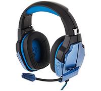 Vertux Havana HD - Auriculares para Videojuegos con micrófono con Aislamiento de Ruido, Control de Volumen, Orejeras Acolchadas Suaves y Luces LED de Arco Iris