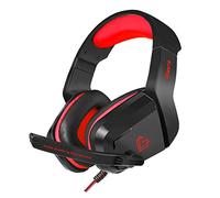 Vertux Shasta, Auriculares para Juegos de 3,5 mm para Colocar sobre la Oreja con micrófono con Aislamiento de Ruido, Sonido HD, Control de Volumen y cómodas Orejeras Acolchadas