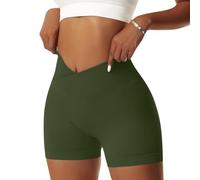 Vertvie Pantalones Cortos Mujer Short Mallas Deportivo Leggins Cortos Boxer Push Up para Mujer Cintura Alta Ejercicio Motociclista Scrunch Butt para Running Yoga Fitness Jogging