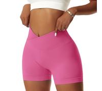 Vertvie Pantalones Cortos Mujer Short Mallas Deportivo Leggins Cortos Boxer Push Up para Mujer Cintura Alta Ejercicio Motociclista Scrunch Butt para Running Yoga Fitness Jogging