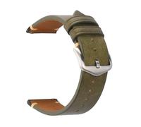 Veruying 18/19/20/21/22/23/24mm Vintage Correa de reloj de piel de vaca encerada con aceite, resistente al agua, de liberación rápida, para relojes mecánicos