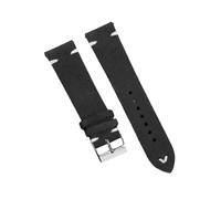 Veruying 18mm/20mm/22mm Reemplazo de correa de reloj de cuero de ante suave vintage con barra de resorte de liberación rápida