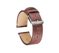 Veruying 18mm/20mm/22mm Reemplazo de correa de reloj inteligente de piel de becerro resistente al agua de liberación rápida para hombres