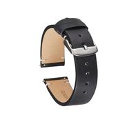 Veruying 18mm/20mm/22mm Reemplazo de correa de reloj inteligente de piel de becerro resistente al agua de liberación rápida para hombres