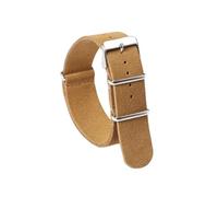 Veruying 20mm/22mm Reemplazo de correa de reloj deportivo de cuero de ante suave y transpirable para hombres y mujeres