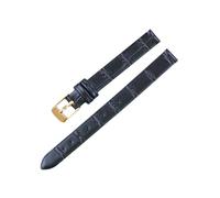 Veruying 8/10/12/14/16mm Reemplazo de correa de reloj de piel de vaca para mujer, suave y ligera, con patrón de bambú