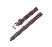 Veruying 8/10/12/14/16mm Reemplazo de correa de reloj de piel de vaca para mujer, suave y ligera, con patrón de bambú