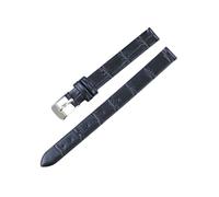 Veruying 8/10/12/14/16mm Reemplazo de correa de reloj de piel de vaca para mujer, suave y ligera, con patrón de bambú