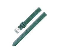 Veruying 8/10/12/14/16mm Reemplazo de correa de reloj de piel de vaca para mujer, suave y ligera, con patrón de bambú