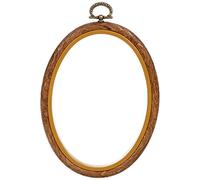 Vervaco Bastidor para Bordar Plastico Natural ca. 10 x 14 cm Aros De Bordado Materiales Punto De Cruz Accesorios Decorativos Creativas Manualidades DIY Adultos