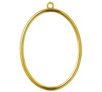 Vervaco Bastidor para Bordar Plastico ÓVALO DE Oro ca. 6 x 8 cm Aros De Bordado Materiales De Manualidades Punto De Cruz Accesorios Decorativos Creativas Manualidades DIY Adultos