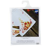 VERVACO Bordado Punto De Cruz Contado Camino De Mesa Kit Completo Ardilla EN OTOÑO Decoracion para Manualidades Principiantes Completo DIY Adultos Set Creativo Regalo ca. 32 x 84 cm