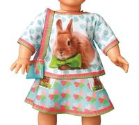 Vervaco Dress Your Doll Kit Costura Vestidos Muñecas Emily Bunny Kit De Diseño De Moda para Niñas Telas Bonitas para Manualidades Costura para Principiantes Fashion Design Set