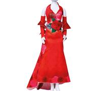 Vervaco Dress Your Doll Kit Costura Vestidos Muñecas Rosas Rojas MARÍA Kit De Diseño De Moda para Niñas Telas Bonitas para Manualidadesca. 30 x 39 cm Costura para Principiantes Fashion Design Set