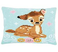 Vervaco Kit de cojín de punto de cruz: Disney: Bambi, NA, 40 x 40 cm