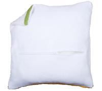 Vervaco Dorso Cremallera Blanco Accesorios De Punto De Cruz ca. 45 x 45 cm Telas Costura Parte Trasera para Cojín Manualidades Adultos Decoracion Bordar Kit, Algodón