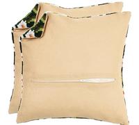 VERVACO Kit Dorso De Cojín con Cremallera CRUDO SET DE 2 Accesorios De Punto De Cruz ca. 45 x 45 cm Telas Costura Parte Trasera Para Cojín Manualidades Adultos Decoracion Bordar Kit