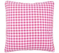 Vervaco Kit Dorso De Cojín con Cremallera Cuadros Rosa Y Blanco Accesorios De Punto De Cruz ca. 30 x 30 cm Telas Costura Parte Trasera para Cojín Manualidades Adultos Decoracion Bordar Kit