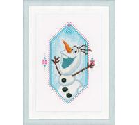 Vervaco - Kit para cojín de Punto de Cruz Kit de Punto de: Frozen - I 'm Olaf