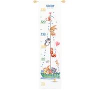 Vervaco Kit punto de cruz medidor de altura para niños – Nuestra mayor aventura, completo 18x70 cm
