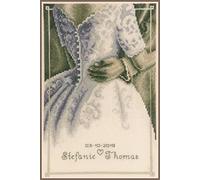 VERVACO Kits De Punto De Cruz Contado Completo Arte De Pared DIY BAILE DE APERTURA Set Manualidades Adultos Set Decoracion Salon Creativo Regalo ca. 20 x 29 cm Cross Stitch Embroidery