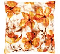 Vervaco Punto De Cruz Kit Cojin Decorativo SEMILLAS DE OTOÑO Manualidades Adultos Decoracion Bordar Kit Principiantes Completo DIY Bordado Creativo Regalo ca. 40x40 cm Cross Stitch Embroidery