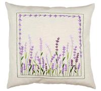 Vervaco Set De Bordado Kit Bordado Cojin Decorativo LAVANDA Funda De Cojín Con Cremallera Manualidades Adultos Decoracion Bordar Kit Completo DIY Creativo Regalo ca. 40 x 40 cmEmbroidery