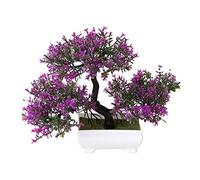 Verve Jelly Árbol de bonsái Artificial, Planta en Maceta de Pino de simulación, Planta Falsa, Maceta de bonsái Creativa, Flor, Maceta Verde, Adornos, decoración para el hogar y la Oficina
