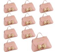 Verve Jelly Cajas de regalos de cuero a las cajas de regalos de cuero de 10pcs Favor Wedding Favor Cajas de cuero para galletas, chocolate, joyas, 5.1 * 2.8 * 3.5in