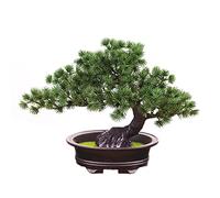 Verve Jelly Plantas Artificiales en Maceta, árbol de bonsái Artificial en Maceta de Pino japonés de imitación de bonsái de simulación de Planta Falsa árbol de bonsái Artificial para decoración
