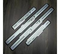 VERVELINK 4 Piezas Listón de Umbral de Puerta de Coche de Acero Inoxidable para Chery JAECOO 7 J7 2023 2024 2025 Tira Protectora Alféizar Puerta Coche Antidesgaste Pedal Accesorios